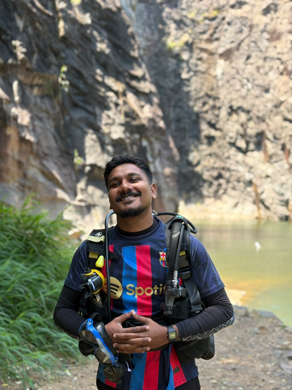 Abhijith TS, Dive Instructor